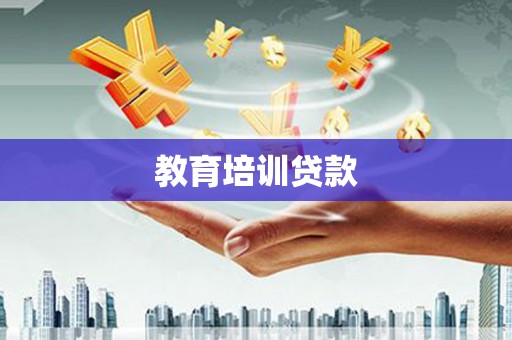 比如教育培训贷款