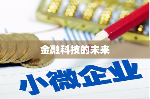 比如金融科技的未来