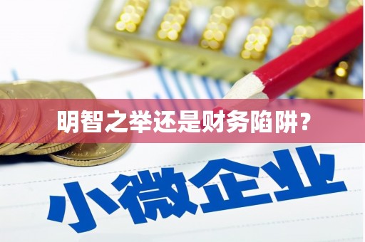 比如明智之举还是财务陷阱？