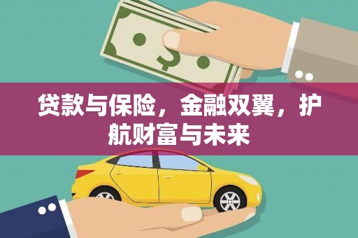 比如贷款与保险，金融双翼，护航财富与未来