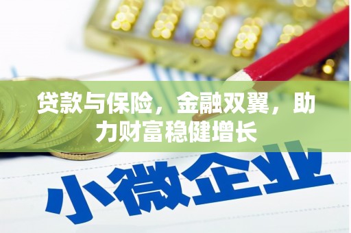 比如贷款与保险，金融双翼，助力财富稳健增长