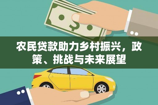 比如农民贷款助力乡村振兴，政策、挑战与未来展望