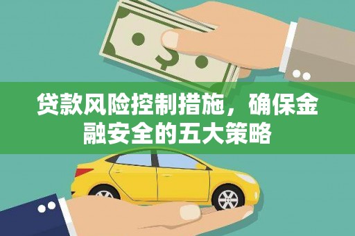 比如贷款风险控制措施，确保金融安全的五大策略