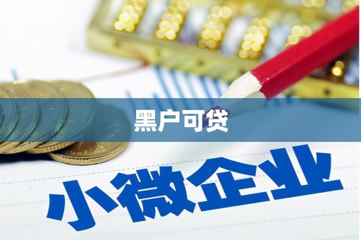 比如黑户可贷