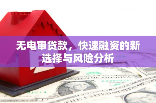 比如无电审贷款，快速融资的新选择与风险分析