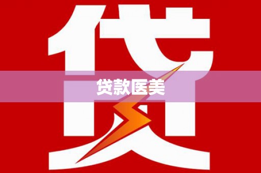 比如贷款医美