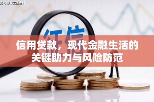 比如信用贷款，现代金融生活的关键助力与风险防范