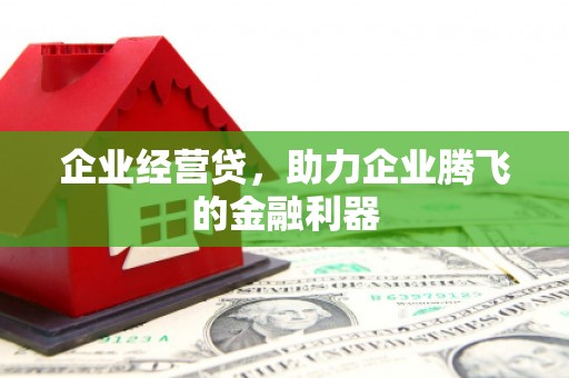 比如企业经营贷，助力企业腾飞的金融利器