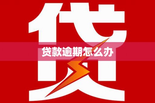 比如贷款逾期怎么办