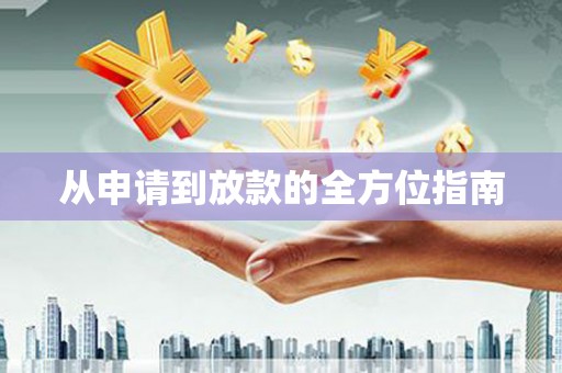 比如从申请到放款的全方位指南